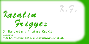 katalin frigyes business card